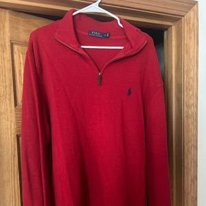 Polo Men’s quarter zip pullover